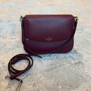 Brand New Maroon Kate Spade Purse